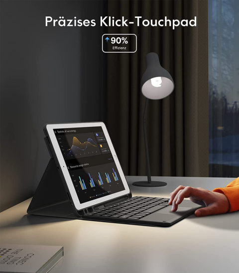 Etui z klawiaturą EARTO iPad 9/8/7 QWERTZ Etui z klawiaturą EARTO iPad 9/8/7 QWERTZ