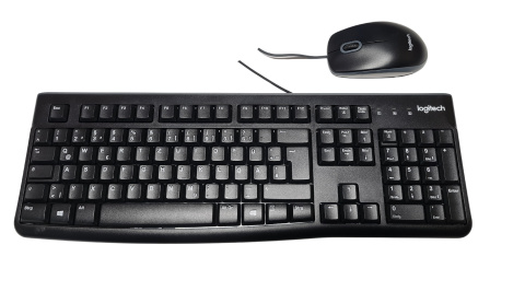Klawiatura mysz Logitech MK120 zestaw USB Klawiatura mysz Logitech MK120 zestaw USB