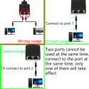 Rozgałęziacz gniazd RJ45 CERRXIAN