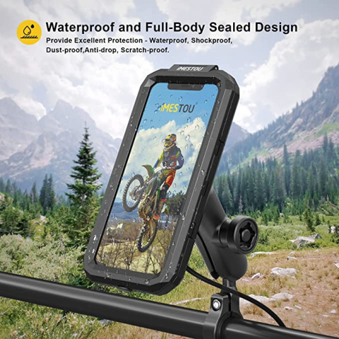 WODOODPORNY UCHWYT ROWEROWY MOTOCYKLOWY NA TELEFON WODOODPORNY UCHWYT ROWEROWY MOTOCYKLOWY NA TELEFON