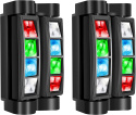 Ruchoma głowa DMX512 8X3W LED 4w1 2szt Ruchoma głowa DMX512 8X3W LED 4w1 2szt
