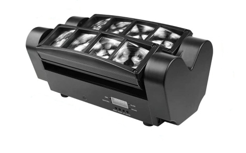 Ruchoma głowa DMX512 8X3W LED 4w1 2szt Ruchoma głowa DMX512 8X3W LED 4w1 2szt