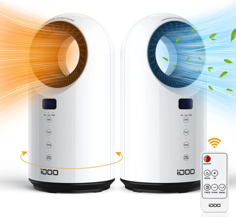 TERMOWENTYLATOR GRZEJNIK ELEKTRYCZNY 1500W IDOO TERMOWENTYLATOR GRZEJNIK ELEKTRYCZNY 1500W IDOO