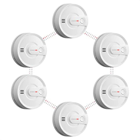Bezprzewodowa Czujka dymu X-Sense 6szt zestaw komunikacja radiowa Bezprzewodowa Czujka dymu X-Sense 6szt zestaw komunikacja radiowa