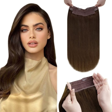 Włosy flip in na gumce żyłce ze spinkami 45cm Włosy flip in na gumce żyłce ze spinkami 45cm