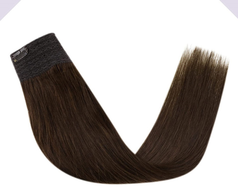 Włosy flip in na gumce żyłce ze spinkami 45cm Włosy flip in na gumce żyłce ze spinkami 45cm