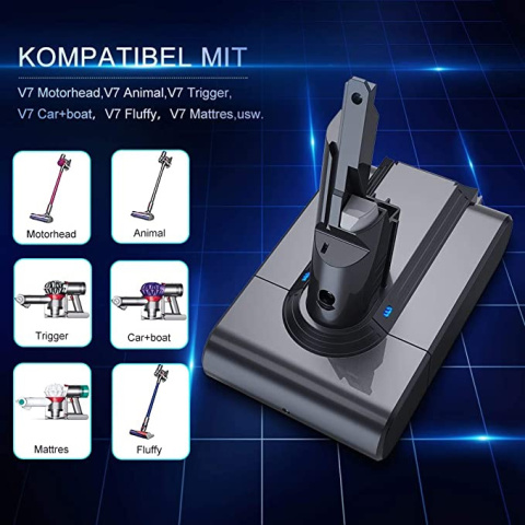 Zapasowy akumulator YABER 21,6 V do V7 Zapasowy akumulator YABER 21,6 V do V7