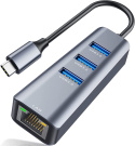 PRZEJŚCIÓWKA ADAPTER USB-C Ethernet 4w1