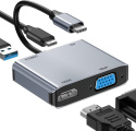 Adapter USB C na HDMI 4K 1080P ABLEWE 4W1 Adapter USB C na HDMI 4K 1080P ABLEWE 4W1