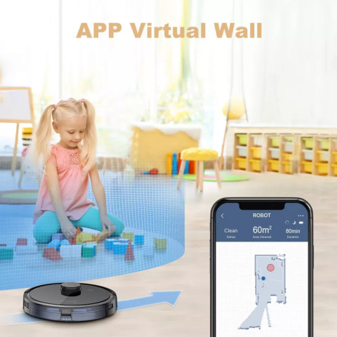 Robot Sprzątający Mopujący Muzili V912 WiFi Smart Robot Sprzątający Mopujący Muzili V912 WiFi Smart