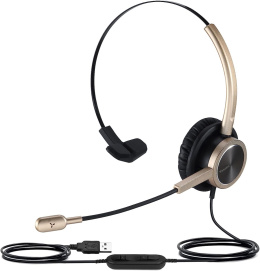 Słuchawka z mikrofonem USB Call Center Skype biuro