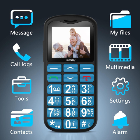 TELEFON LTC DLA SENIORA GŁOŚNY SOS DUŻE KLAWISZE TELEFON LTC DLA SENIORA GŁOŚNY SOS DUŻE KLAWISZE