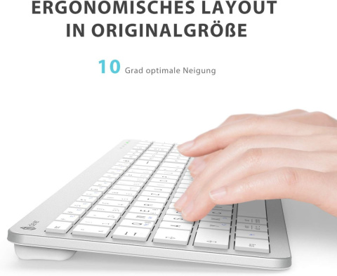BEZPRZEWODOWA KLAWIATURA I MYSZ QWERTZ ICLEVER USB BEZPRZEWODOWA KLAWIATURA I MYSZ QWERTZ ICLEVER USB