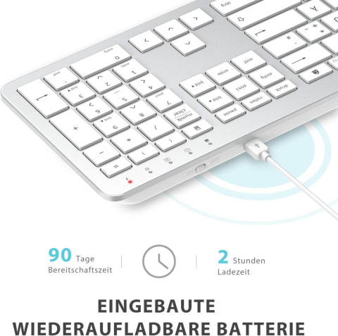BEZPRZEWODOWA KLAWIATURA I MYSZ QWERTZ ICLEVER USB BEZPRZEWODOWA KLAWIATURA I MYSZ QWERTZ ICLEVER USB