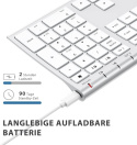 Bezprzewodowa Klawiatura Bluetooth QWERTZ ICLEVER Bezprzewodowa Klawiatura Bluetooth QWERTZ ICLEVER