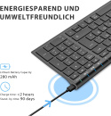 Bezprzewodowa Klawiatura Bluetooth QWERTZ ICLEVER Bezprzewodowa Klawiatura Bluetooth QWERTZ ICLEVER