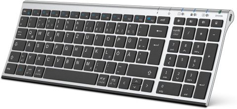 Bezprzewodowa Klawiatura Bluetooth QWERTZ ICLEVER Bezprzewodowa Klawiatura Bluetooth QWERTZ ICLEVER