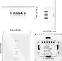 WŁĄCZNIK DOTYKOWY ROLETOWY DO ROLET WIFI 2,4 GHz