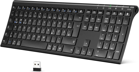 Bezprzewodowa Klawiatura Bluetooth QWERTZ ICLEVER Bezprzewodowa Klawiatura Bluetooth QWERTZ ICLEVER