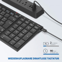 Bezprzewodowa Klawiatura QWERTZ ICLEVER USB SLIM