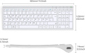 Bezprzewodowa Klawiatura QWERTZ ICLEVER USB MYSZ Bezprzewodowa Klawiatura QWERTZ ICLEVER USB MYSZ