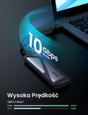 UGREEN Obudowa Dysku SSD M.2 M-Key NVMe SATA USB-C UGREEN Obudowa Dysku SSD M.2 M-Key NVMe SATA USB-C