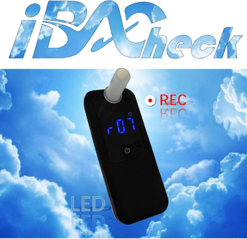 Alkomat elektroniczny AAT088 LED bateria + ustniki Alkomat elektroniczny AAT088 LED bateria + ustniki