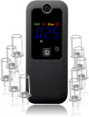 Alkomat elektroniczny AAT088 LED bateria + ustniki Alkomat elektroniczny AAT088 LED bateria + ustniki