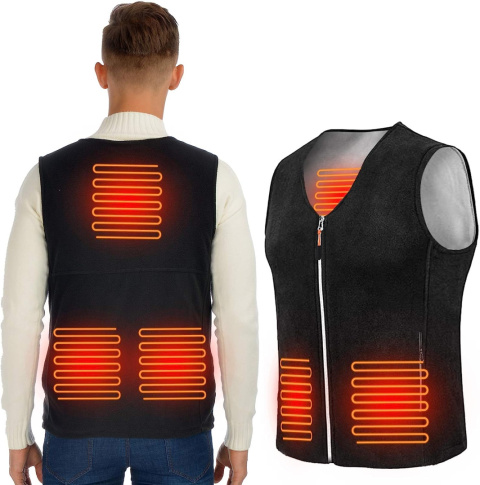 Ogrzewana Kamizelka Termiczna Grzewcza Unisex XXL Ogrzewana Kamizelka Termiczna Grzewcza Unisex XXL