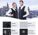 Ogrzewana Kamizelka Termiczna Grzewcza Unisex XXL Ogrzewana Kamizelka Termiczna Grzewcza Unisex XXL