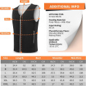 Ogrzewana Kamizelka Termiczna Grzewcza Unisex XXL Ogrzewana Kamizelka Termiczna Grzewcza Unisex XXL