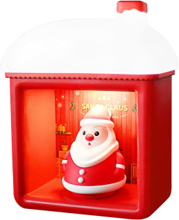 Domek z Mikołajem led świąteczna lampka ozdobna