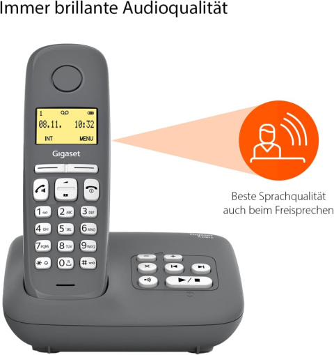 Gigaset A280A TELEFON automatyczna sekretarka DUO