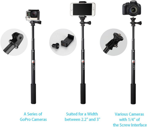 SELFIE-STICK KIJEK DO TELEFONU KAMER ZDJĘĆ 92CM SELFIE-STICK KIJEK DO TELEFONU KAMER ZDJĘĆ 92CM