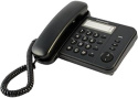 Telefon stacjonarny Czarny przewodowy PANASONIC