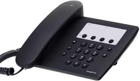 Telefon stacjonarny Czarny przewodowy T-mobile Telefon stacjonarny Czarny przewodowy T-mobile