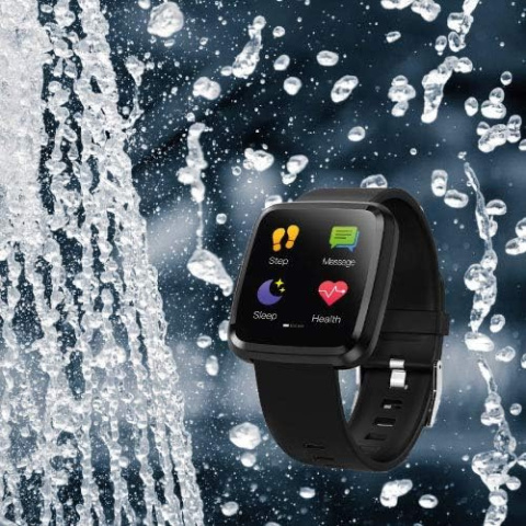 ZEGAREK SMARTWATCH CIŚNIENIOMIERZ KROKOMIERZ IP67 ZEGAREK SMARTWATCH CIŚNIENIOMIERZ KROKOMIERZ IP67