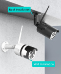 Kamera IP WiFi Full HD Zewnętrzna mikrofon IP66 Kamera IP WiFi Full HD Zewnętrzna mikrofon IP66