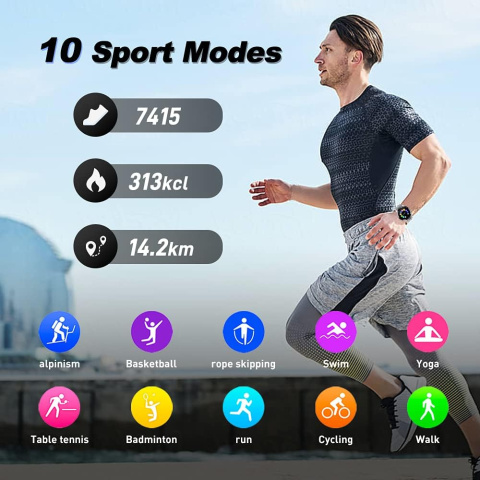 ZEGAREK SMARTWATCH CIŚNIENIOMIERZ IP68 KROKOMIERZ ZEGAREK SMARTWATCH CIŚNIENIOMIERZ IP68 KROKOMIERZ