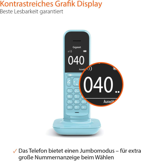 SŁUCHAWKA BEZPRZEWODOWA GIGASET CL390HX SŁUCHAWKA BEZPRZEWODOWA GIGASET CL390HX