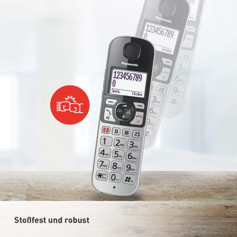 Telefon bezprzewodowy Panasonic KX-TGE510GS Telefon bezprzewodowy Panasonic KX-TGE510GS