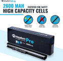 Bateria NinjaBatt PRO do laptopów HP litowo-jonowa 2600 mAh 37Wh 14,4V
