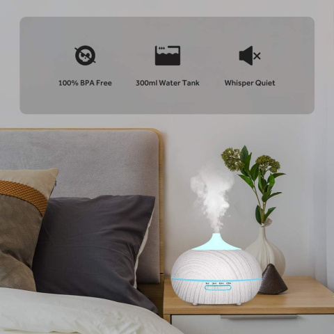 NAWILŻACZ POWIETRZA DYFUZOR ZAPACHOWY LAMPKA LED NAWILŻACZ POWIETRZA DYFUZOR ZAPACHOWY LAMPKA LED