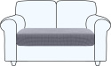 POKROWIEC NA KANAPĘ SOFĘ PODUSZKĘ 102-127X51-70CM POKROWIEC NA KANAPĘ SOFĘ PODUSZKĘ 102-127X51-70CM