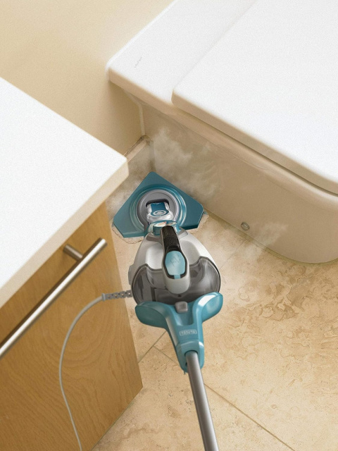Mop parowy Black&Decker FSMH13101SM 1600W+rękawica Mop parowy Black&Decker FSMH13101SM 1600W+rękawica