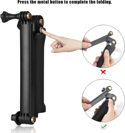 Selfie stick kijek do kamer sportowych GoPro Selfie stick kijek do kamer sportowych GoPro