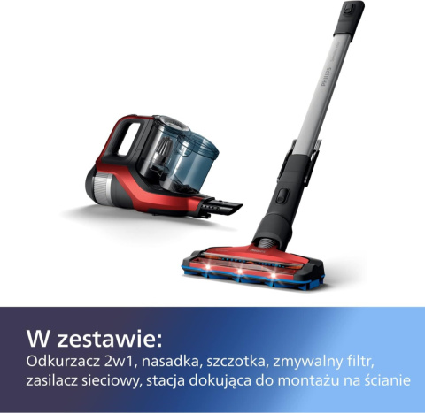 Odkurzacz PIONOWY bezprzewodowy PHILIPS SPEEDPRO MAX XC7042 2W1 Odkurzacz PIONOWY bezprzewodowy PHILIPS SPEEDPRO MAX XC7042 2W1