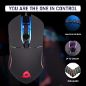 Przewodowa mysz KLIM AIM gamingowa optyczna RGB czarna DPI 7000 Przewodowa mysz KLIM AIM gamingowa optyczna RGB czarna DPI 7000