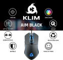 Przewodowa mysz KLIM AIM gamingowa optyczna RGB czarna DPI 7000 Przewodowa mysz KLIM AIM gamingowa optyczna RGB czarna DPI 7000