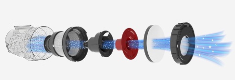 ODKURZACZ PIONOWY Z MOPEM PAROWYM H-PURE 700 HPS700 011 2w1 MOPOWANIE